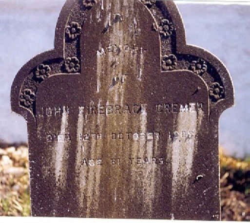 CREMER John Firebrace  - 190?