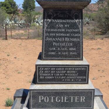 POTGIETER Johannes Hendrik 1866-1940