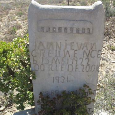 GREUNEN Jannie, van 1922-1936