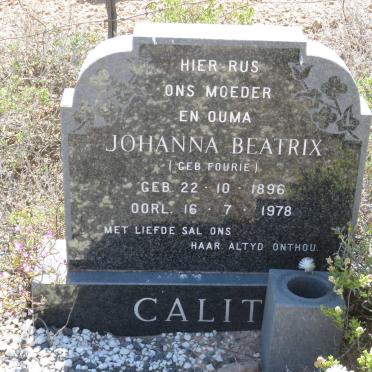 CALITZ Johanna Beatrix nee FOURIE 1896-1978