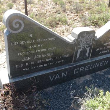 GREUNEN Jan Johannes, van 1887-1968 &amp; Susara Dorothea 1888-1985