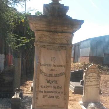 POTGIETER Hermanus Lambertus 1863-1933
