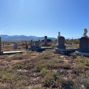 Western Cape, CALITZDORP district, Andries Kraal 29, farm cemetery