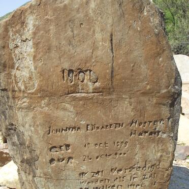MARAIS Johanna Elizabeth Mostert 1899-1900