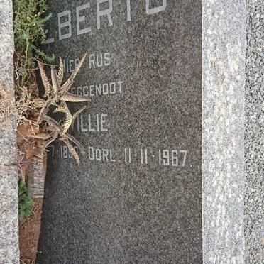 ALBERTS Willie 1897-1967