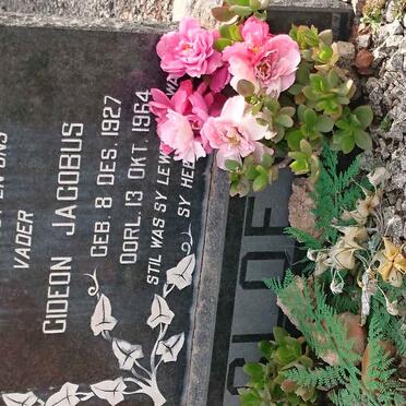 CLOETE Gideon Jacobus 1927-1964