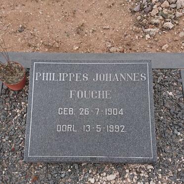 FOUCHE Philippes Johannes 1904-1992