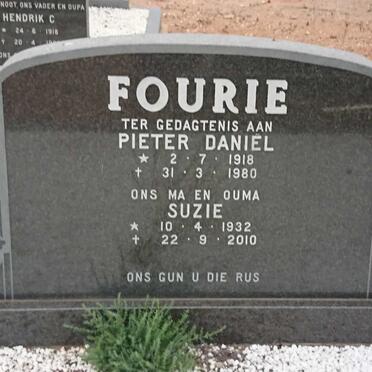 FOURIE Pieter Daniël 1918-1980 :: FOURIE Suzie 1932-2010