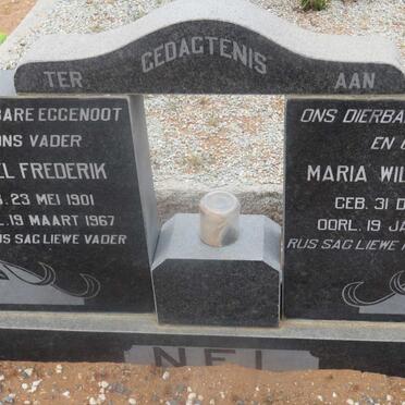 NEL Daniel Frederik 1901-1967 &amp; Maria Wilhelmina 1903-1980