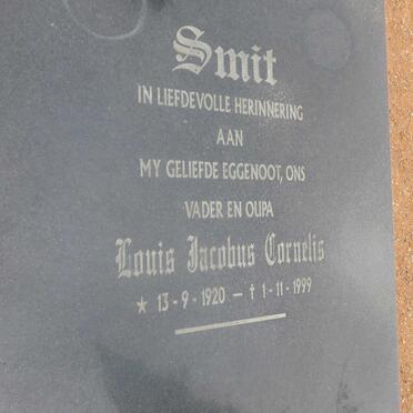 SMIT Louis Jacobus Cornelis 1920-1999