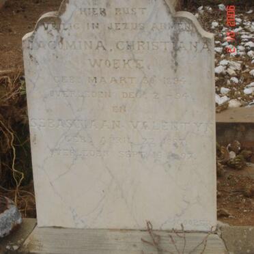WOEKE Jacomina Christina 1894-1894 :: WOEKE Sebastiaan Valentyn 1897-1897