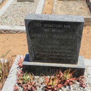 LUUS Cornelia Magdalena nee REINECKE 1883-1960