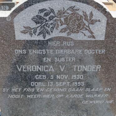TONDER Veronica, v. 1930-1953