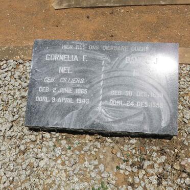 NEL Daniel J. 1863-1955 &amp; Cornelia F. CILLIERS 1865-1943