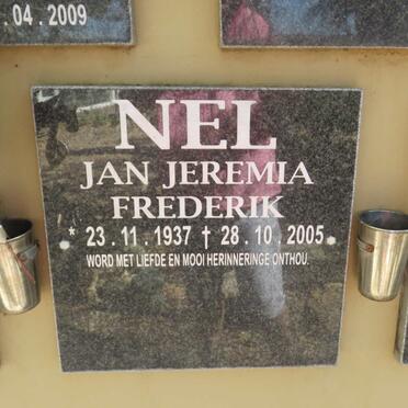 NEL Jan Jeremia Frederik 1937-2005