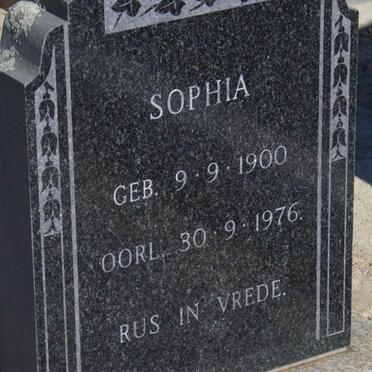 CALITZ Sophia 1900-1976