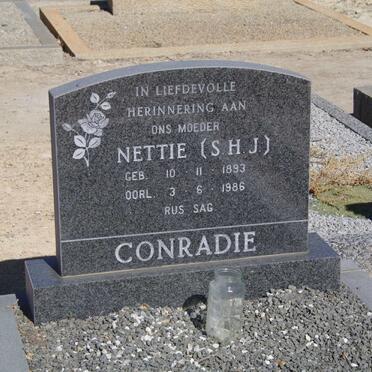 CONRADIE S.H.J. 1893-1986