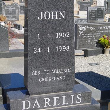 DARELIS John 1902-1998
