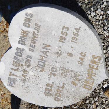 DEMPERS Johan -1953-1954