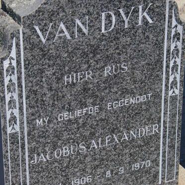 DYK Jacobus Alexander, van 1906-1970