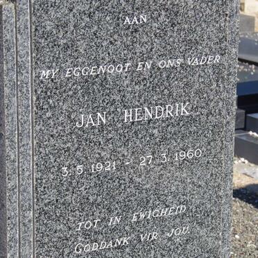 HOUGH Jan Hendrik 1921-1960