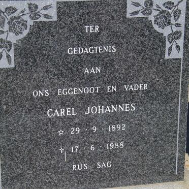 HUGO Carel Johannes  1892-1988