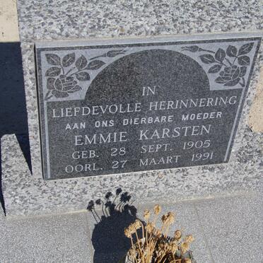 KARSTEN Emmie 1905-1991