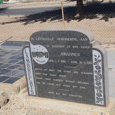 LAMBRECHTS Johannes 1910-1961