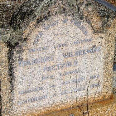 PAETZOLD Theodore Wilhelmine nee LUNING 1898-1938