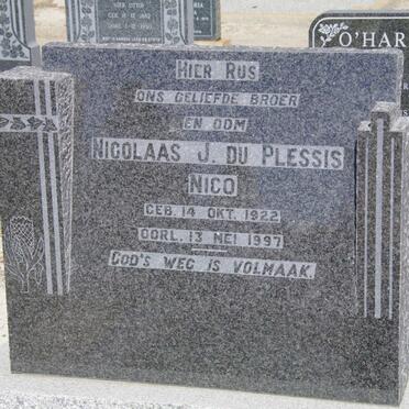 PLESSIS Nicolaas J., du 1922-1997