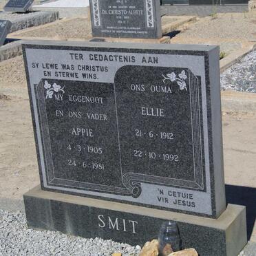 SMIT Appie 1905-1981 &amp; Ellie 1912-1992