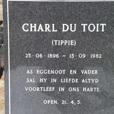 TOIT Charl, du 1896-1982