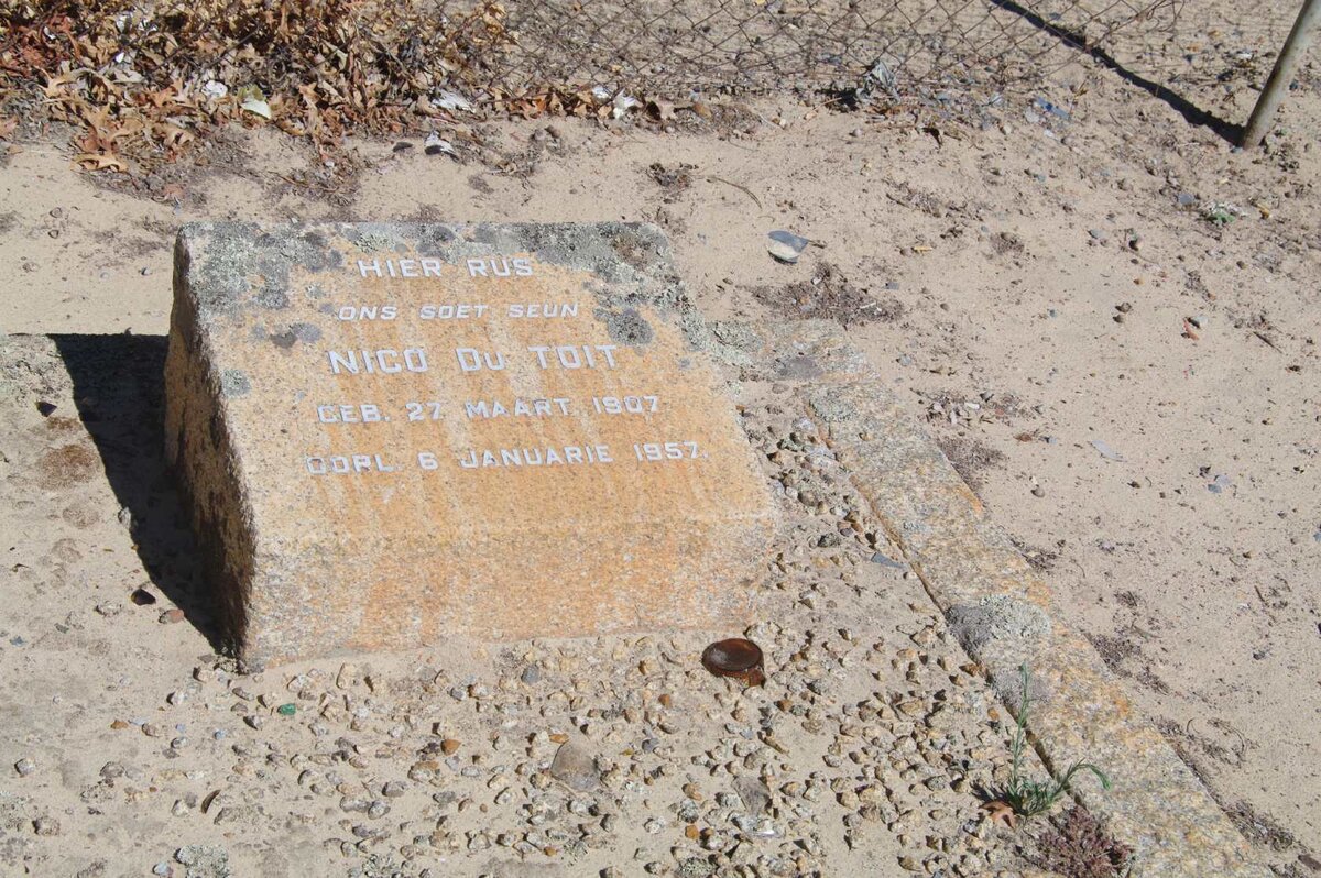 TOIT Nico, du 1907-1957