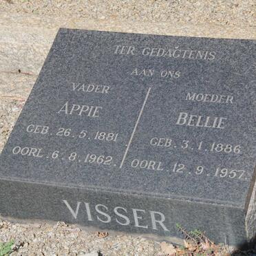 VISSER Appie 1881-1962 &amp; Bellie 1886-1957