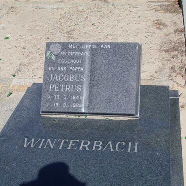 WINTERBACH Jacobus Petrus 1940-1989