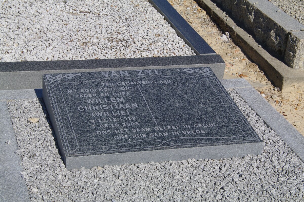 ZYL Willem Christiaan, van 1919-2003