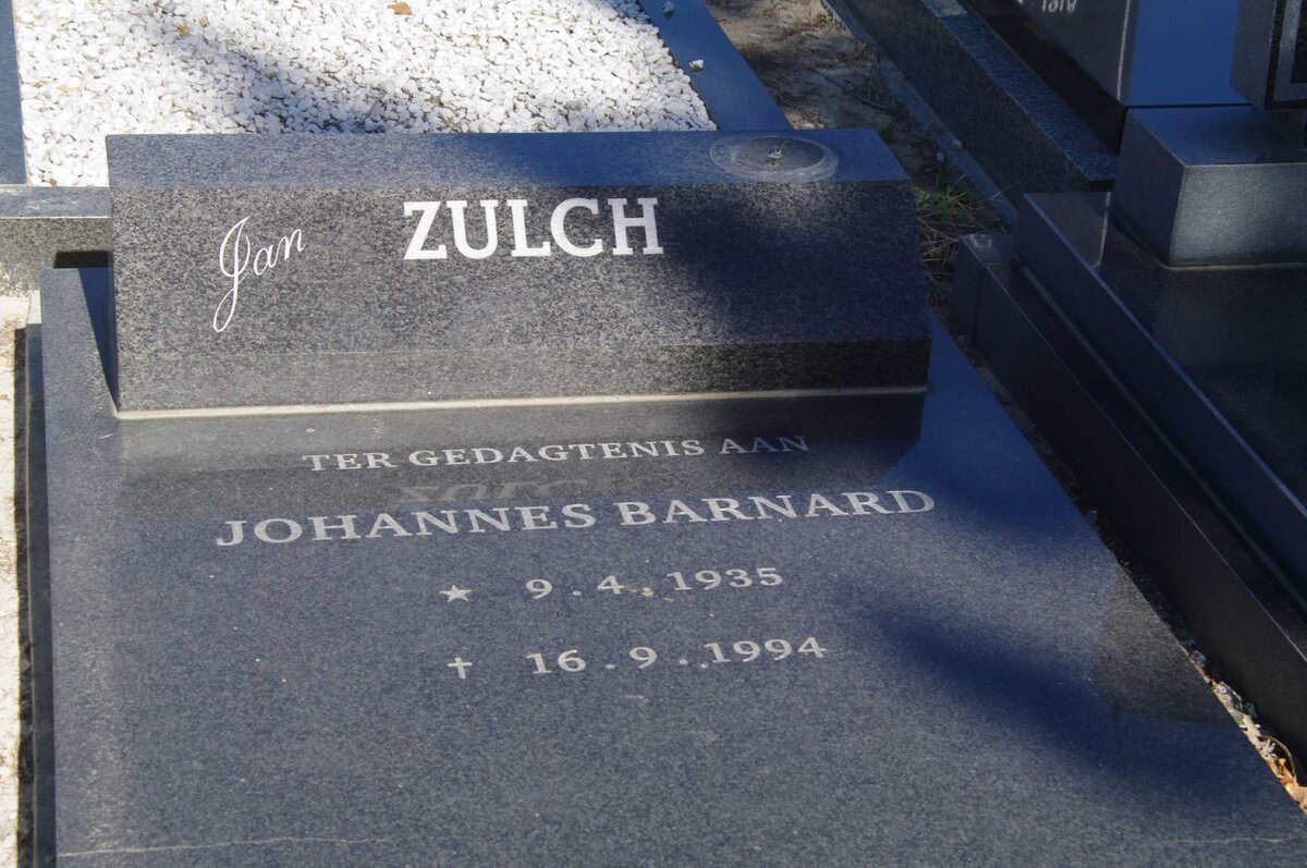 ZULCH Johannes Barnard 1935-1994
