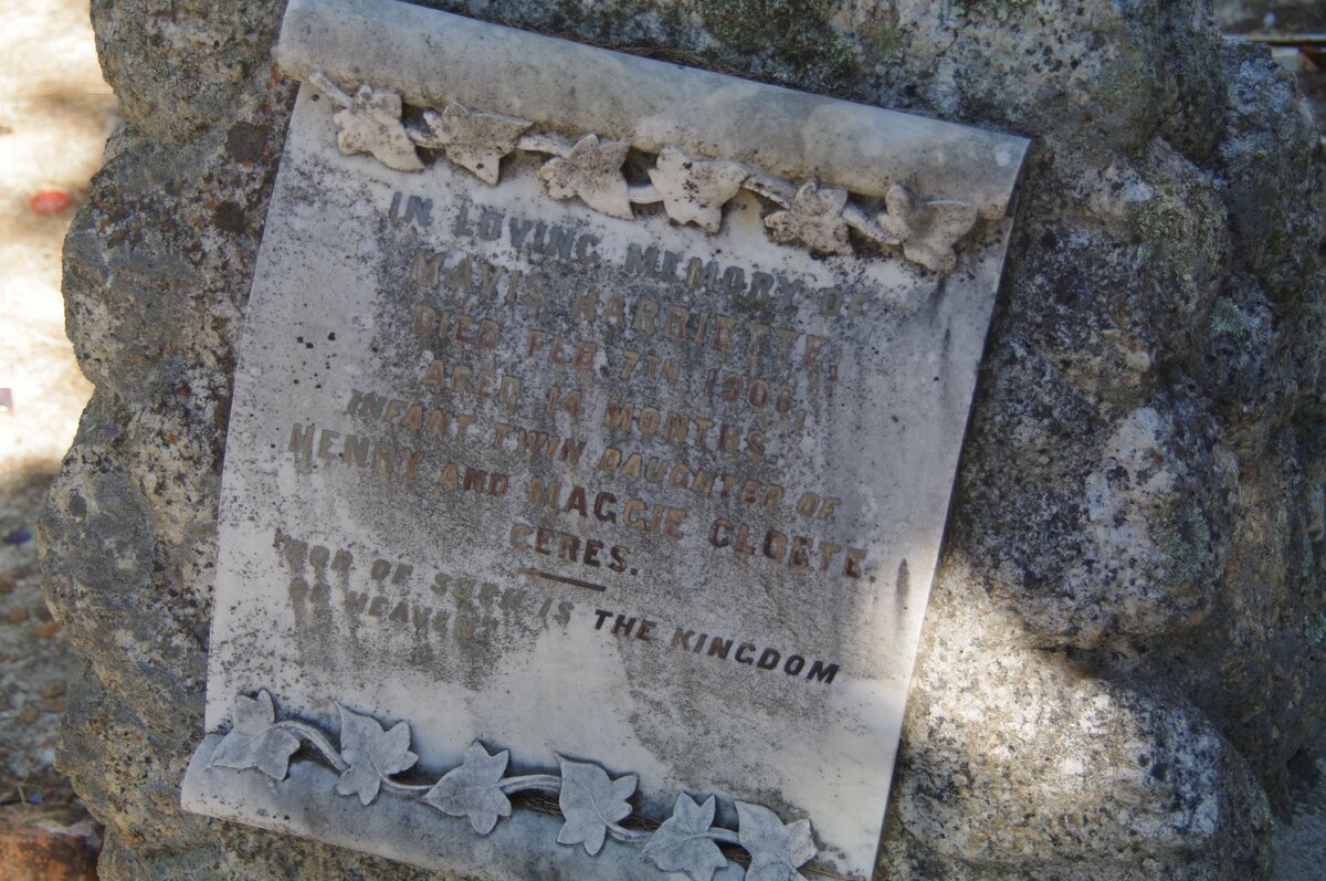 CLOETE Mavis Harriette -1906