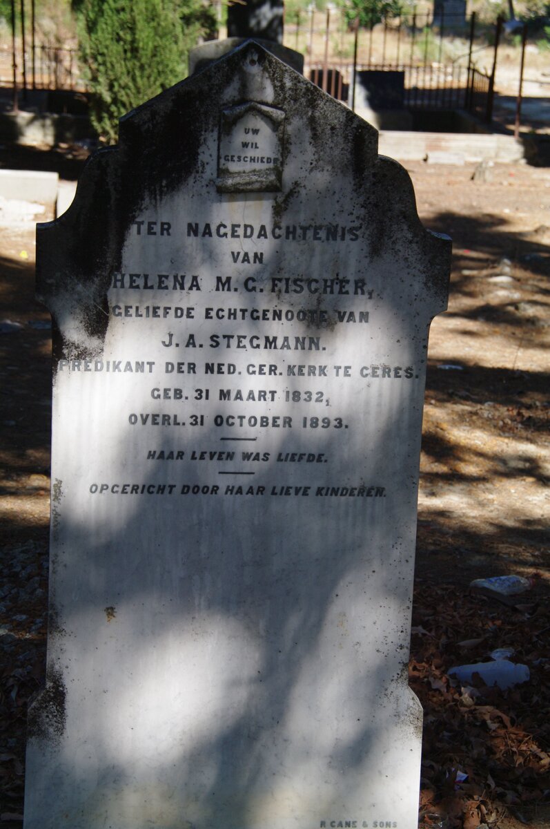 STEGMANN Helena M.C. Fischer 1832-1893