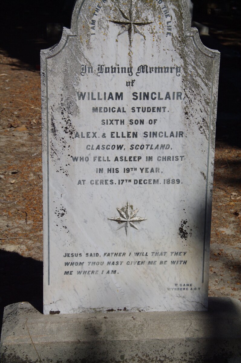 SINCLAIR William -1889