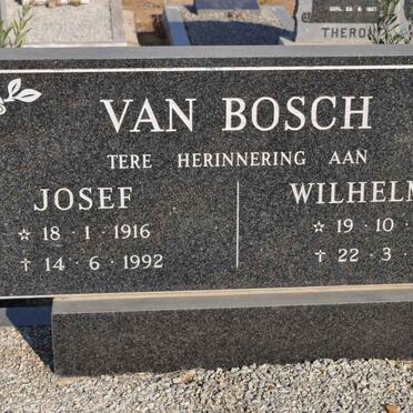 BOSCH Josef, van 1916-1992 &amp; Wilhelmina 1894-1986