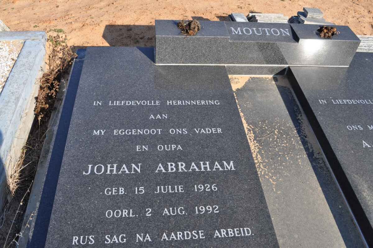 MOUTON Johan Abraham 1926-1992 & A.C.E. FRANKEN 1925-2011 _1