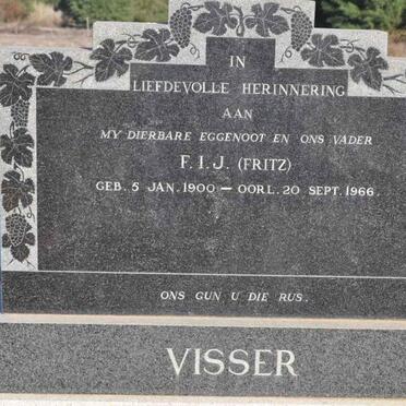 VISSER F.I.J. 1900-1966
