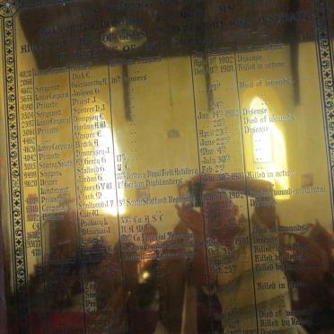 6. Anglo Boer War Commemorative Plaque