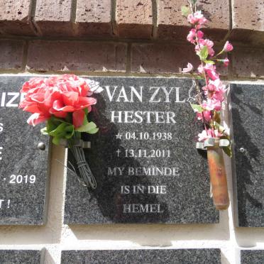 ZYL Hester, van 1938-2011