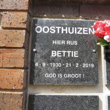 OOSTHUIZEN Bettie 1930-2019