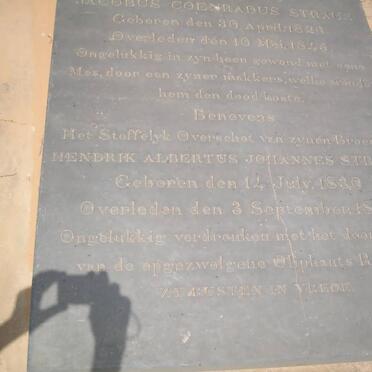 STRAUS Hendrik Albertus Johannes 1830-1855