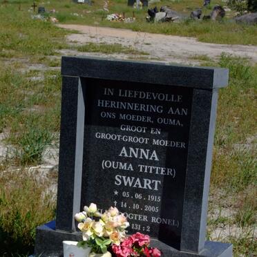 SWART Anna 1915-2005