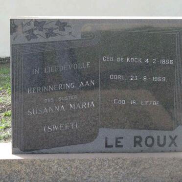 ROUX Susanna Maria, le 1896-1969