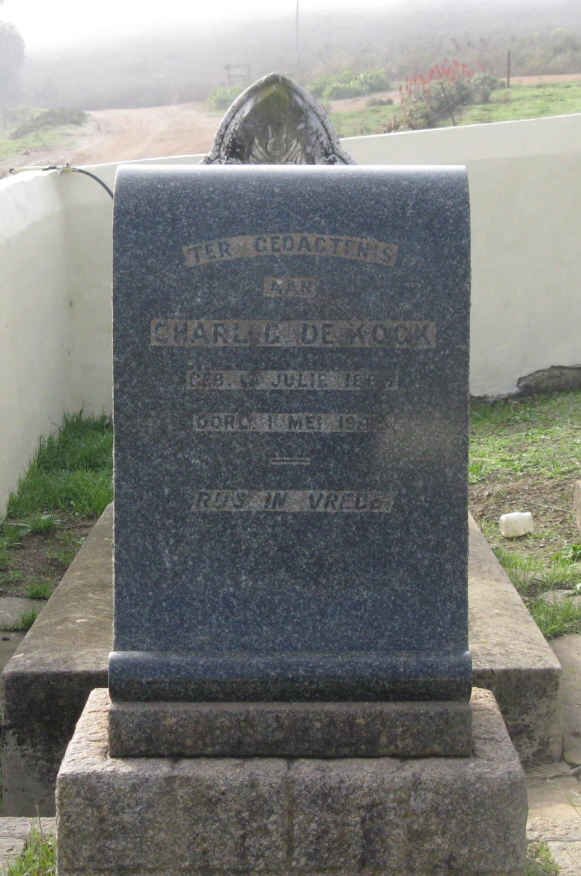 KOCK Charl G., de 188?-19??